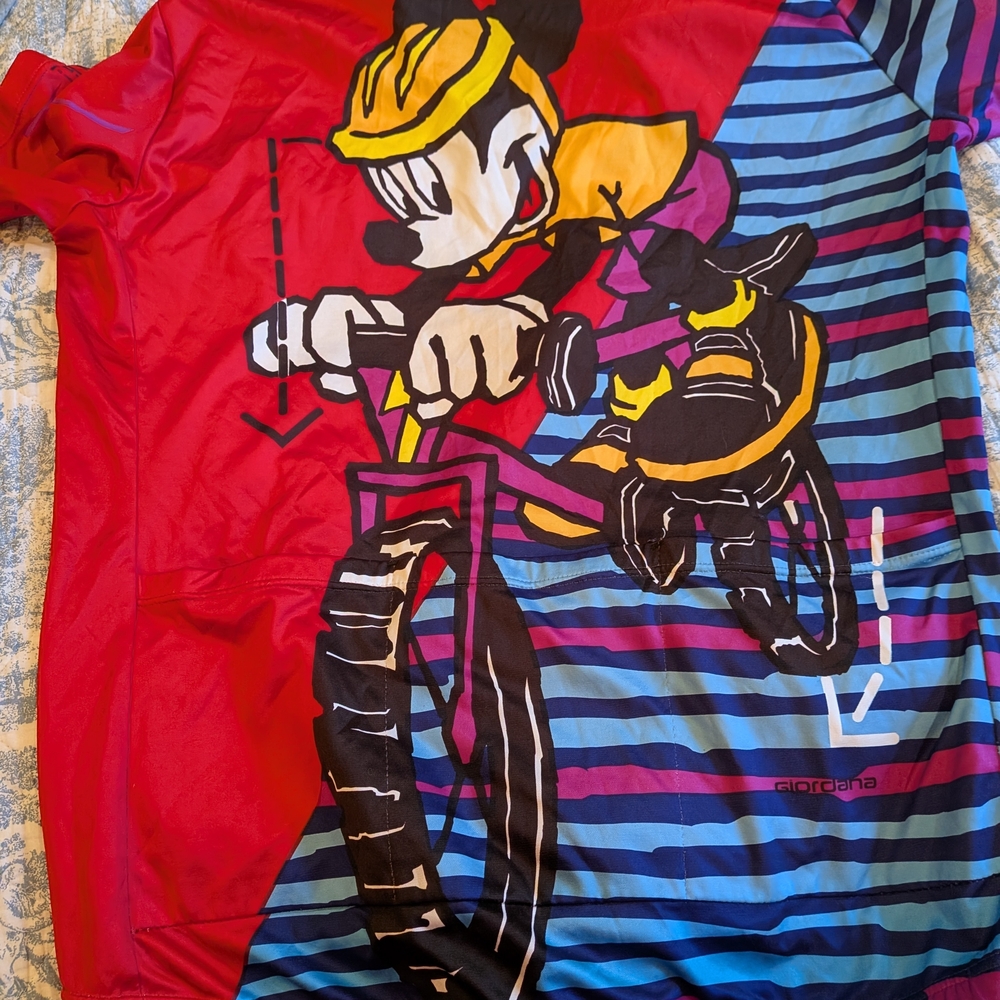 Giordana X Mickey Large Men's Bike Jersey - Picture 5 of 7